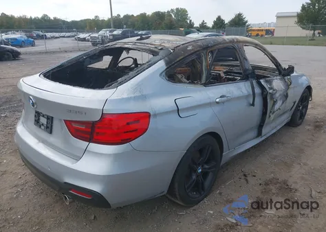 2015 BMW 335I Gran Turismo xDrive из США, поврежденный, VIN WBA3X9C53FD868853